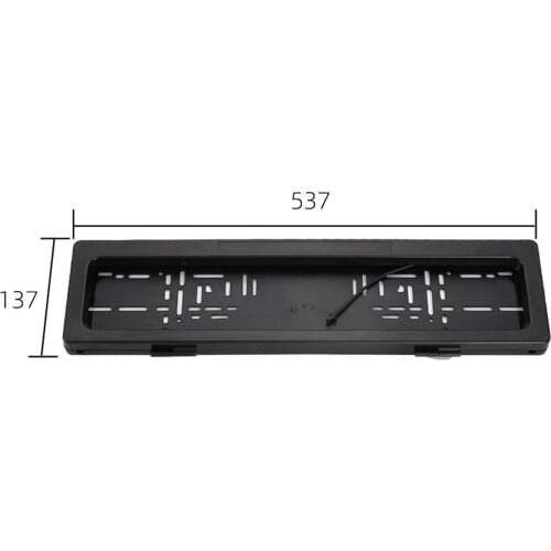 2pcs Car Number Plate Bracket Swap Blinds Control License Plate Frame Vehicles Car Truck Easy to Install Rust Proof