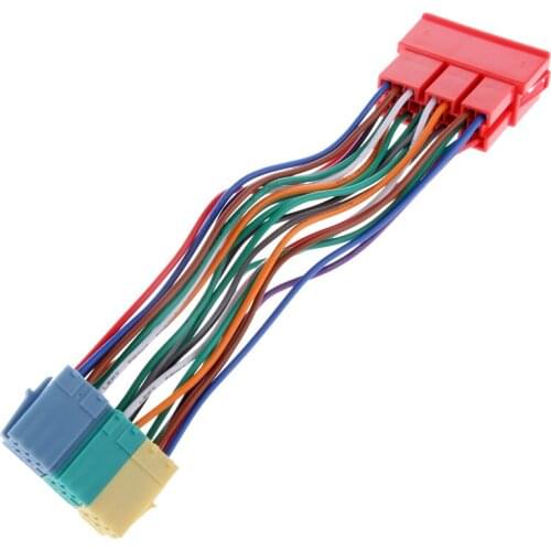 Car 20Pin Extension CD Wire Harness Cable Plug Adapter For VW Audi A2 A3 A4