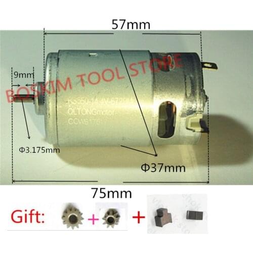 Motor RS-550VC DC 14.4V 18500RPM Replace For BOSCH HITACHI MAKITA METABO Milwaukee HILTI RYOBI Cordlesse Drill motor