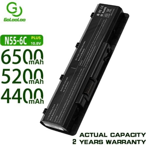 Golooloo Laptop Battery For ASUS A32-N55 N45 N45E N45S N45SF N55 N55E N55S N55SF N75 N75E N75S N75SF N75SJ N75SL Series 6 Cells