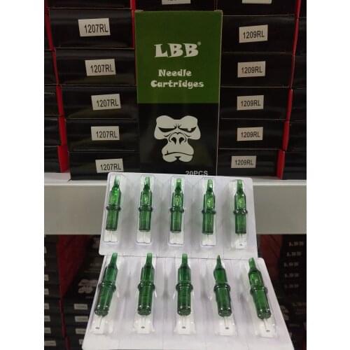 Cartridge Tattoo Needles RL RS RM M1 Disposable Sterilized Safety Tattoo Needle for Cartridge Machines Grips