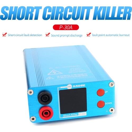 SUNSHINE Phone Short Circuit Fault Detection Tool Box P-30A For Motherboard short circuit burned out repair tool Shortkiller