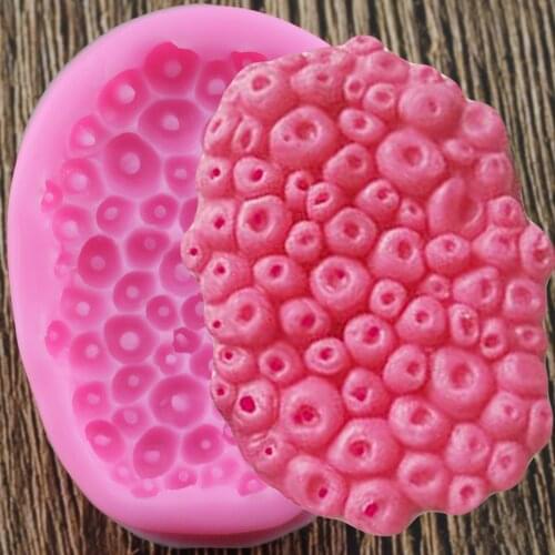 Coral Border Silicone Molds DIY Cupcake Topper Fondant Cake Decorating Tools Cookie Baking Candy Clay Chocolate Gumpaste Moulds