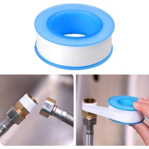 1 Rolls 10m PTFE White Thread Pipe Tape Plumbers Sealing V8B4 Tape Rolls Nice H9W010 Seal B6E6