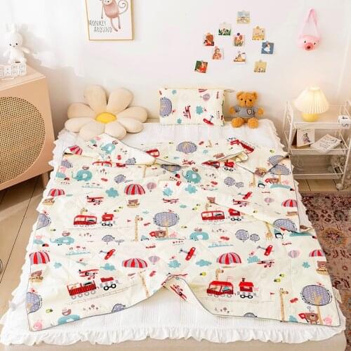 Summer Quilt Cotton 1PC 120*150 150*200 Home Textiles Suitable for Children Kids Adult Blanket Comforter Free Shipping #s