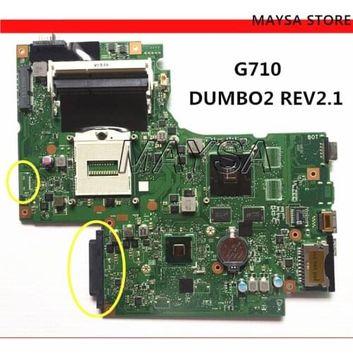 Laptop Motherboard Fit for Lenovo G710 DUMB02 MIAIN BOARD PGA947 GT820M 2G HM87 DDR3 100% Test OK