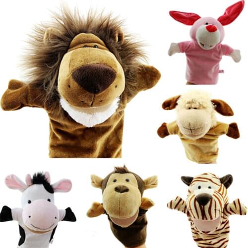Cute Animal Hand Puppet Plush Doll Story Telling Educational Toy Christmas Toy hand animal plush toy