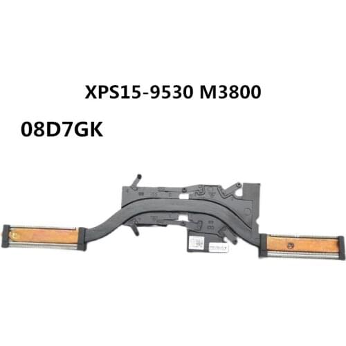 Original laptop Notebook Radiator CPU Cooling Heatsink for Dell UltraBook XPS15 9530 M3800 08D7GK CN-08D7GK AT0YI0010C0
