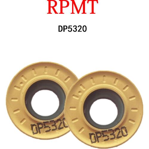 Original Blades RPMT Circular Inserts RPMT0802-M-C RPMT10T3-MO RPMT1204 DP5320 Processing Steel Turning Tool CNC Lathe Machine