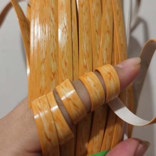 8mm 500g Gold Wood Style PE Flat Synthetic Rattan Material Handmade Weaving Knit Repair Chair Table Sofa Basket Furniture Decor