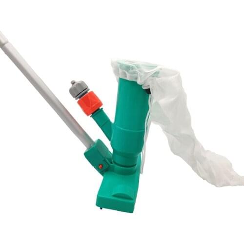 Portable Pool Cleaning Suction Device Set with Brush and Bag Universal Pool Cleaning Tools for Fish Tank Aquarium Spa TS1