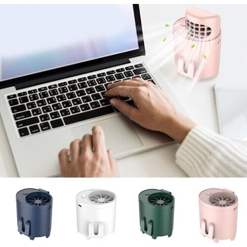 Portable Mini Waist-mounted Fan with 3 Wind Speeds USB Charging Personal Fan for Home Office Outdoor Activities B2Cshop