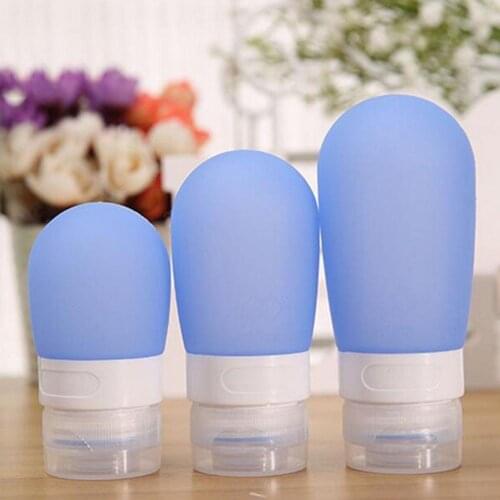 Portable Silicone Travel Essentials Bottle Lotion Shampoo Shower Gel Body Lotion Cosmetic Empty Mini Container Storage Bottles