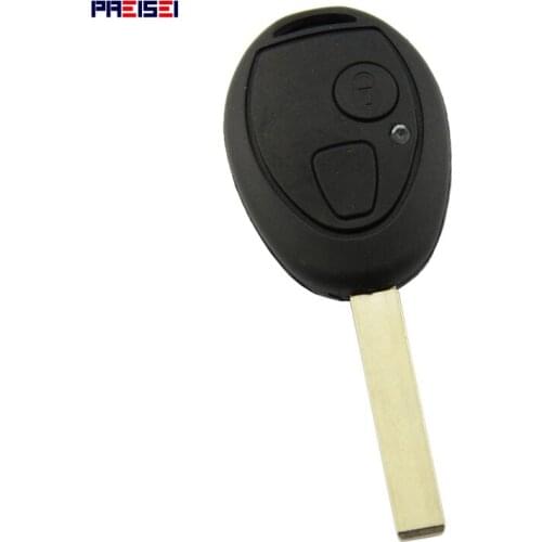 PREISEI 10pieces/lot No Logo Replacements Remote Car Key Cover Case For BMW MINI Auto Key Accessories
