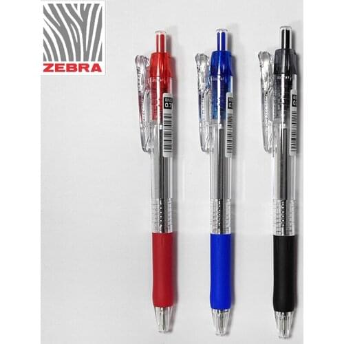 2pcs ZEBRA BN5 Press Big Power Ball Pen Durable Ballpoint Pen Oil Blue Black Red 0.7mm Pens for Writing