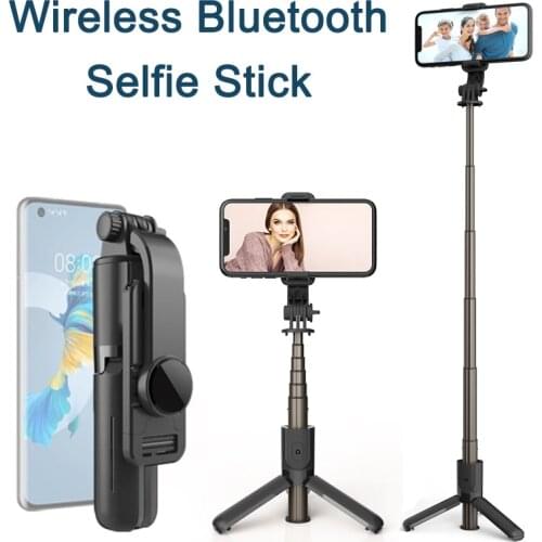Wireless Bluetooth Selfie Stick Foldable Mini Tripod Shutter Remote Control for Ios Android Suitable IPhone Huawei Xiaomi Phone