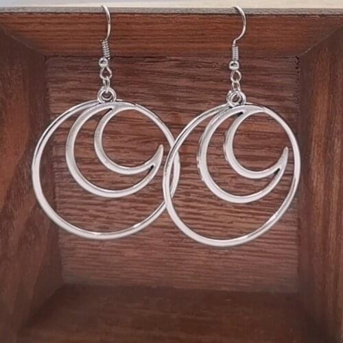 Beautiful Crescent Moon Earrings Lunar Boho hoop Earrings Phase Eclipse Shape fashion Celestial jewels Classic Women gifts