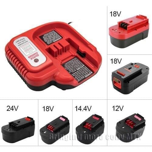 Ni-cd&Ni-Mh Battery Charger 9.6V 12V-18V Suitable for Black&Decker 1.5A Newest Freeshipping