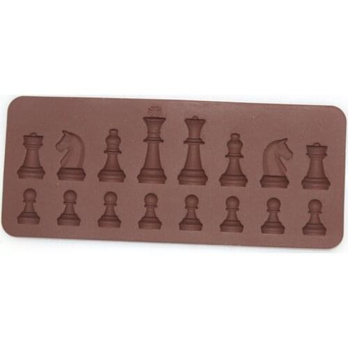 1PCS Chocolate Mold Silicone Chess Shaped Mold Ice Sugar Cake Mold Decoration Tools DIY Baking Mould Kitchen Accessories NEW