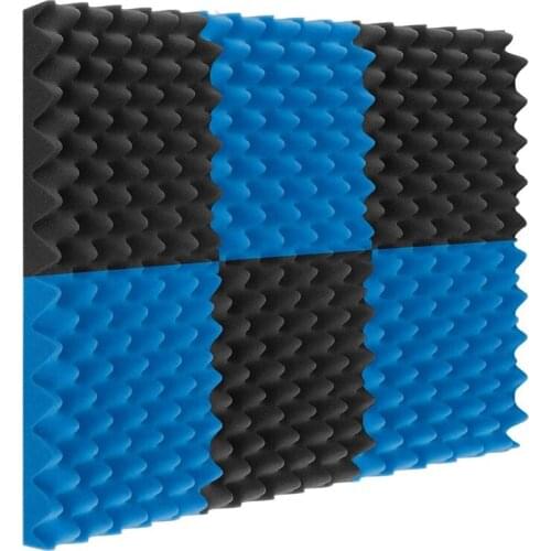 12Pack Acoustic Foam Panels Egg Crate Foam Sound Proof Padding 1 InchX12 InchX12 Inch Studio Acoustical Treatments Foam Promotio