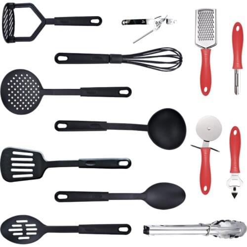 13pcs/Set Nylon Oil Spray Cozinha Cucina 100% Food Grade Kitchen Tools Heat Resistant Cooking Utensil Set Non-stick