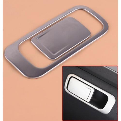 Beler Chrome CCar Glove Box Handle Cover Trim Sticker Stainless fit for VW Tiguan MK2 20162017 2018 2019