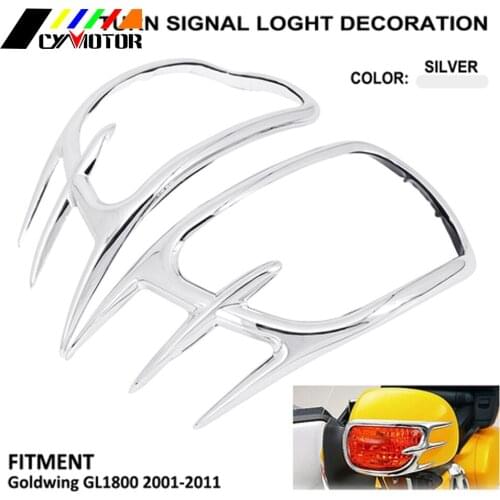 Turn Signal Lights Cover Decoration FOR Honda Goldwing GL1800 2001 2002 2003 2004 2005 2006 2007 2008 2009 2010 2011 Motorcycle