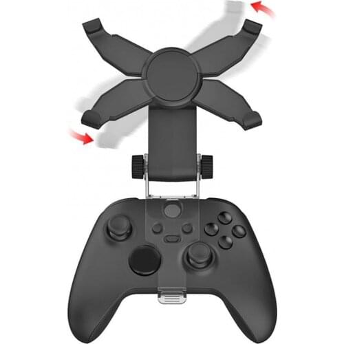 Adjustable Angle Rotatable Clip X-Shaped Stable Easy to Install Phone Holder for Xbox Series S/X Gamepad