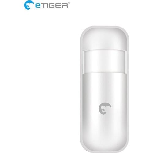 ETiger ES-CD1A Wireless Curtain PIR Motion Detector 433Mhz Window Infrared PIR Sensor for eTiger Home Burglar Security Alarm