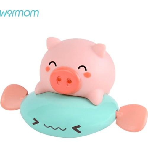 Warmom Baby Bath Toys Children Playing In Water Piglets Baby Bathing Toys Boys And Girls Vibrato Cute Pig Flying Fish