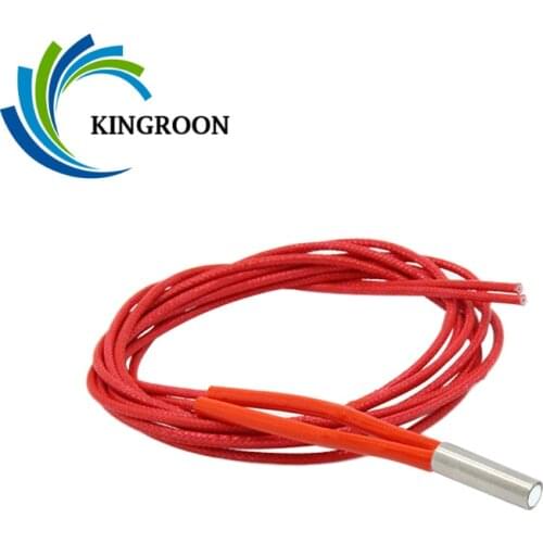KINGROON 2pcs 12V 24V 30W 40W Cartridge Heater Extruder Heating Tube Ceramic Extrusion 3D Printer Parts Hotend Cartridge Heater