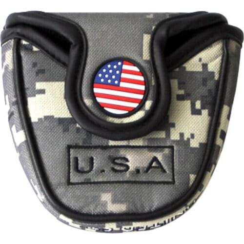 Golf Leather Putter Club Hood Hood Head Cover Head Cover PU Protection