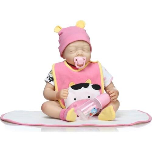 22" real baby reborn dolls for sale NPK brand stuffed dolls for girls sleeping bedtime toys for children bambole reborn jugetes