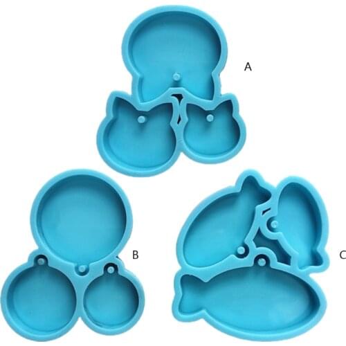 Pendants Epoxy Resin Mold Hanging Tag Listed Silicone Mould DIY Crafts Jewelry Casting Tools