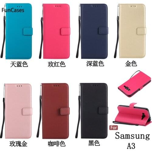 Multicolor Wallet Phone Case sFor Coque Samsung A3 Soft Silicone Back Cover Positivo Wallet Phone Case Samsung Galaxy A300 4.5"