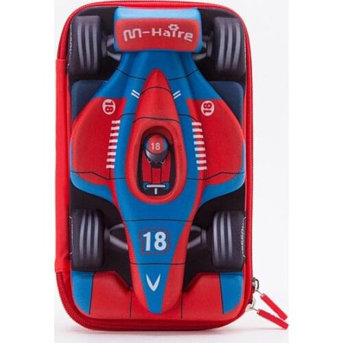 EVA Fashionable Durable and Dustproof 3D Racing Multifunctional Pencil Case Large Capacity Pencil Bag For Gifts Pencil Pouch