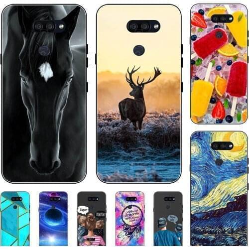 Fashion Bumper Cute Case For LG K71 LM-Q730 Case For LG Stylus 6 Stylo6 Soft Silicone Cat Horse Flower Cover