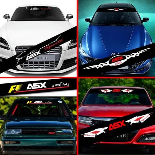 Car Sticker Styling Decoration Decals Car Front Windshield Prevent Sunlight Reflection For Mitsubis ASX Accessories