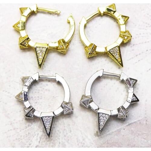 5 Pair Hoop earrings simple hoop Circle earrings Round jewelry Stud earrings Hoop earrings Gift for women jewelry 51281