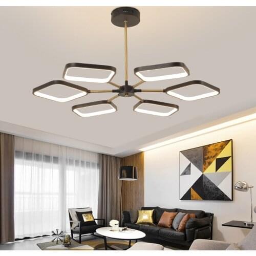 Modern led Ceiling Chandelier for Living room Bedroom Restaurant Store Lights indoor 220V Aluminum Nordic Chandelier Lighting