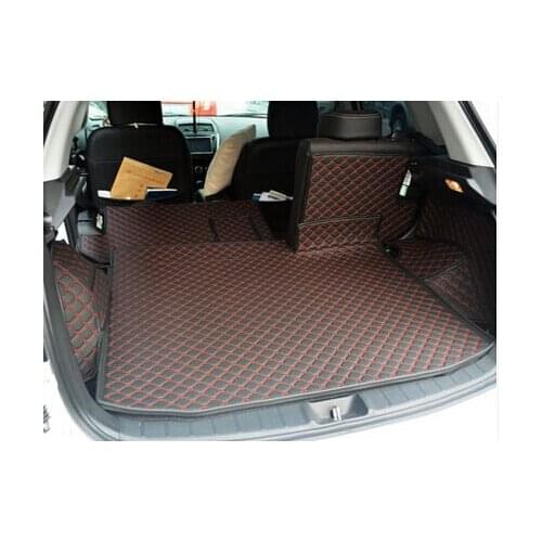 AA Custom Special Trunk Mats For Mitsubishi ASX Durable Waterproof Leather Luggage Mats For ASX Lagguge Pad