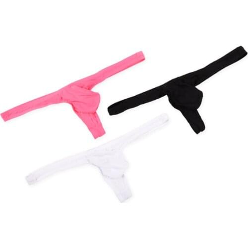 Mens Thongs and G Strings Sexy Men Seamless Underwear Jockstrap Gay Cueca Ultra-thin Ice Silk Male Panties Underpants Man Briefs