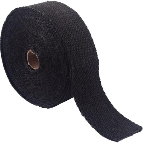Car Motorcycle Heat Shield Wrap Turbo Exhaust Heat Tape Wrap Pipe Wrap Shields Manifold Header Insulation Cloth Roll 10mX50mm