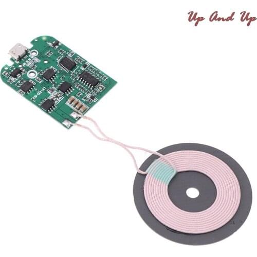 1pc universal Portable 15W Qi Fast Charging Wireless Charger PCBA DIY standard Accessories transmitter module coil circuit board