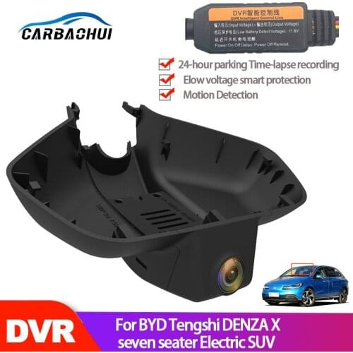 Car DVR Wifi Video Recorder Dash Cam Camera for BYD Tengshi DENZA X seven seater Electric SUV Novatek 96658 CCD full hd 1080P