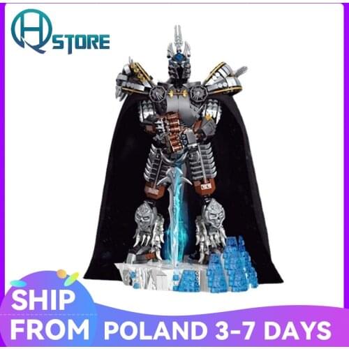 High-Tech 1680pcs Game Series Building Blocks Lich King Arthas Model Bricks DIY Toys For Children Kids Boys Christmas Gifts