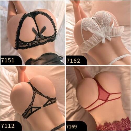 Women Sexy Transparent Hollow Erotic Underwear Sex Lace Panties Ladies G-String Comfort Lingerie Low waist Briefs