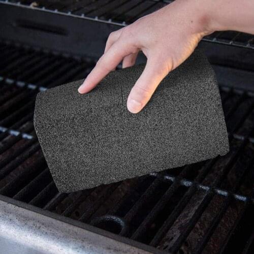 1Pc BBQ Grill Cleaning Brick Block Barbecue Grill Cleaning Brick Stone Cleaner BBQ Stains Greases Foam Scraper Tool
