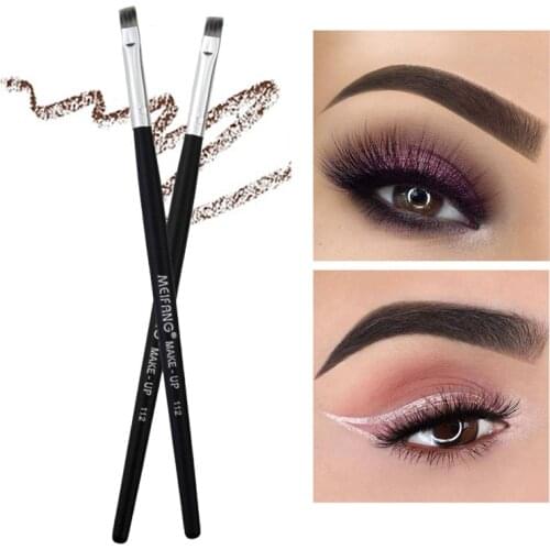 1pcs Bevel Angle Eye Makeup Brush For Eyebrow Eyeliner Eyeshadow Professional Cosmetic Makeup Tool Beveled Eyebrow Brush #273386