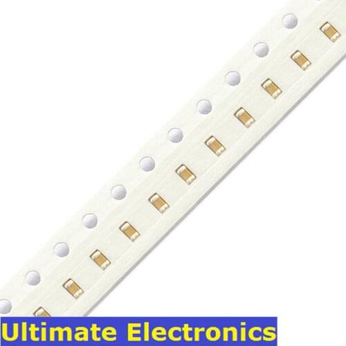 100Pcs/Lot 0402 SMD Chip Multilayer Ceramic Capacitor 0.5pF~1uF 10pF 100pF 1nF 10nF 15nF 100nF 0.1uF 1uF MLCC Chip Capacitor